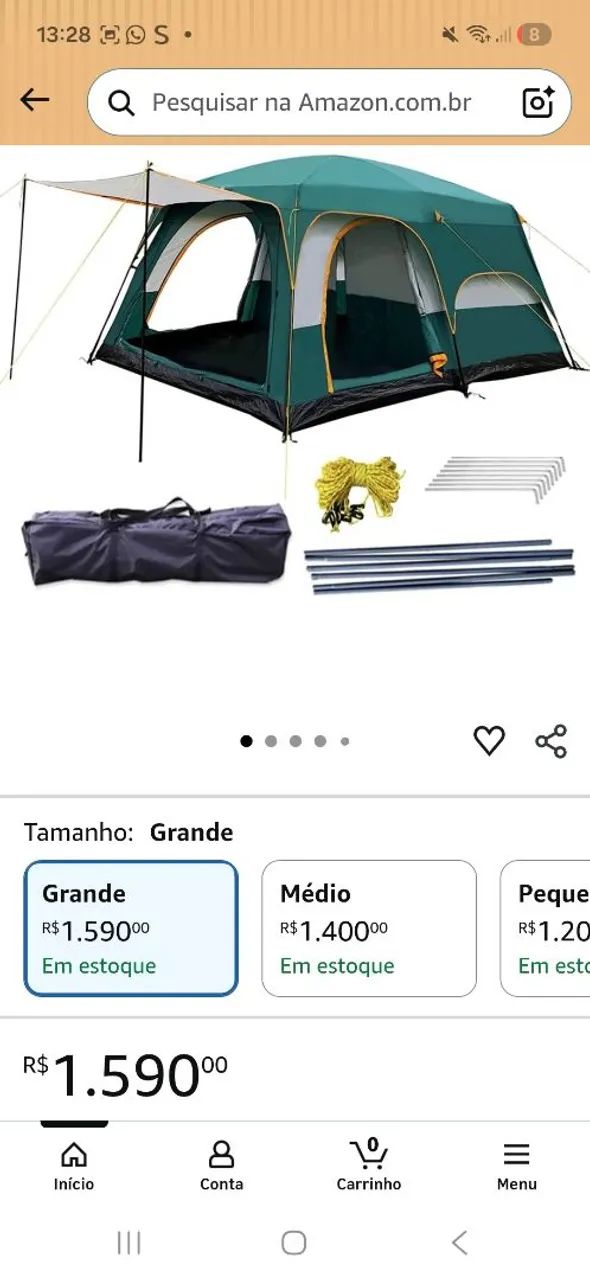 Barraca de Camping 6 até 12 pessoas - Foto 2