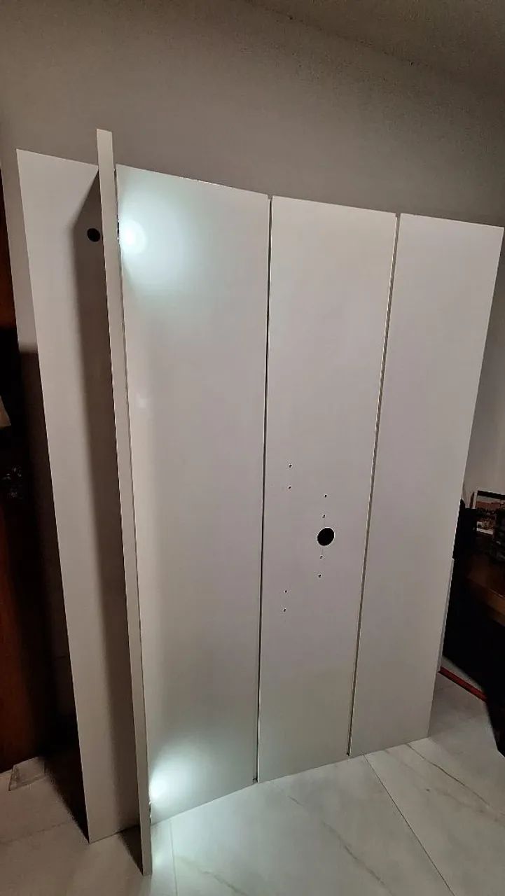 Painel com luz de led 100% mdf