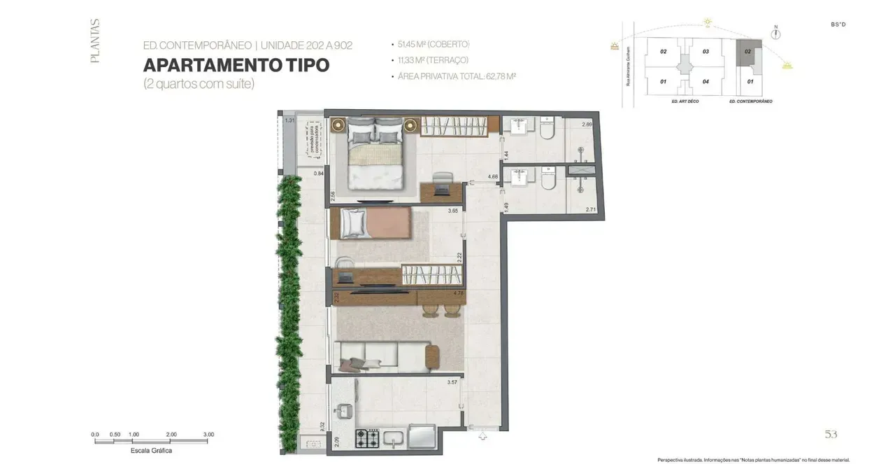 PLANTA 62m²