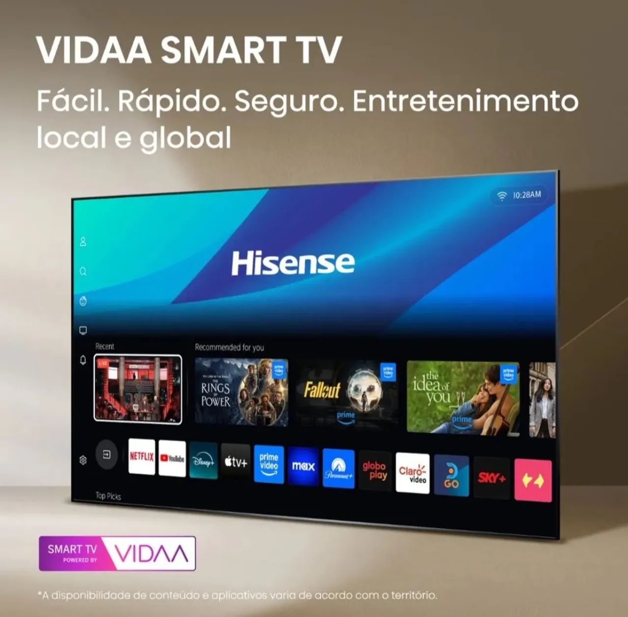 Smart TV Hisense 43 polegadas  - Foto 2