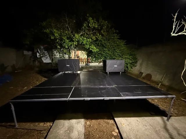Som profissional com carreta palco  - Foto 3