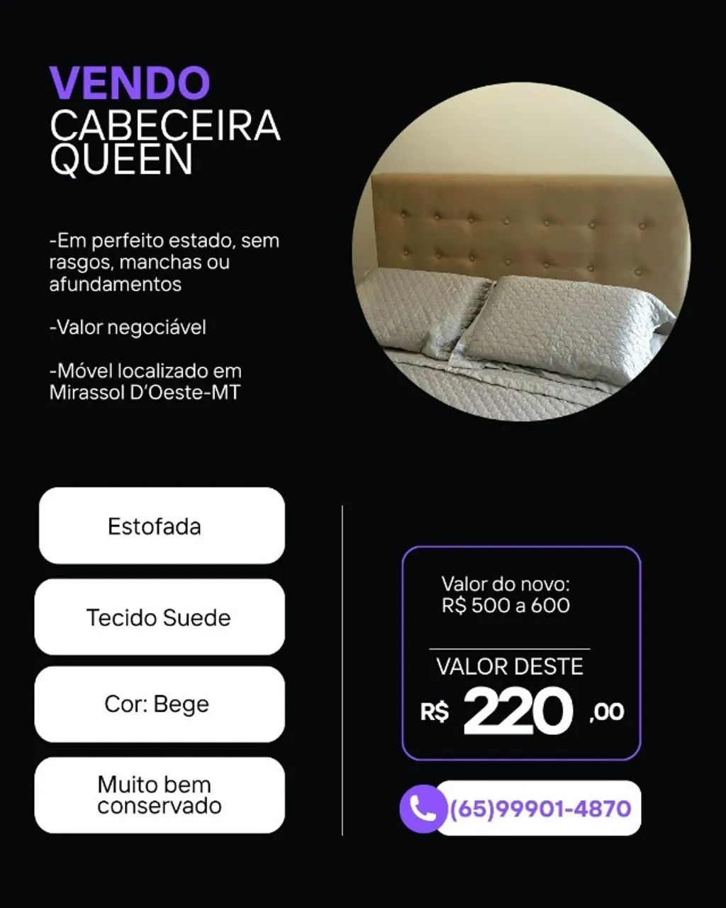 Cabeceira Cama Queen