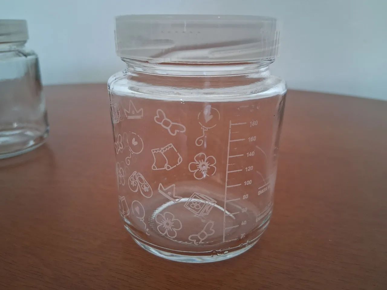 Pote de vidro para leite materno  - Foto 3