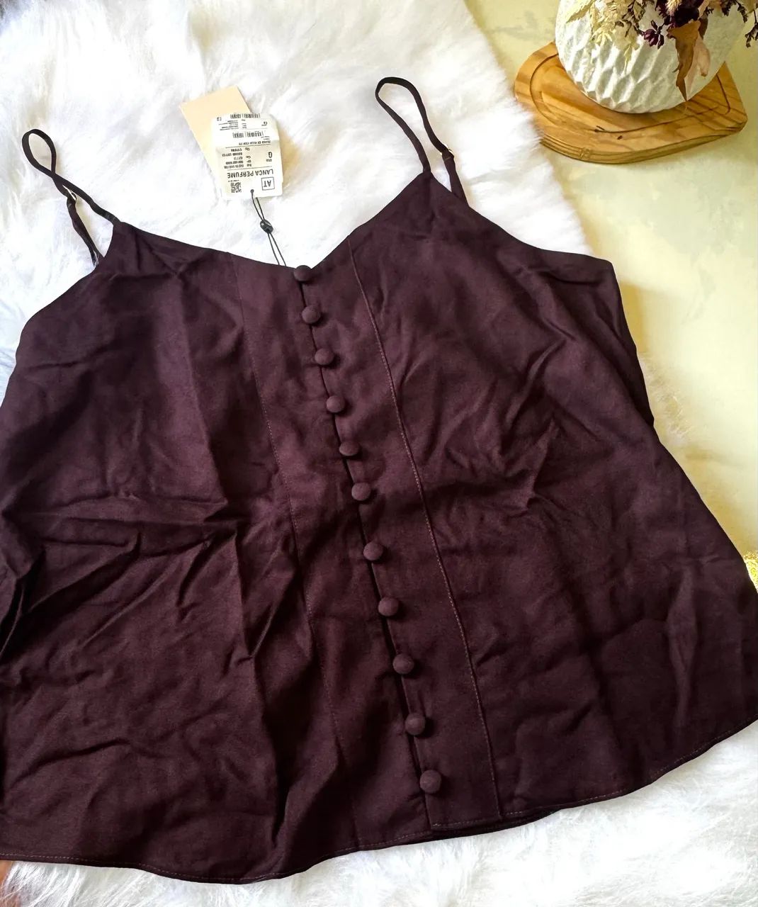 Blusa de botões Lança perfume  - Foto 2