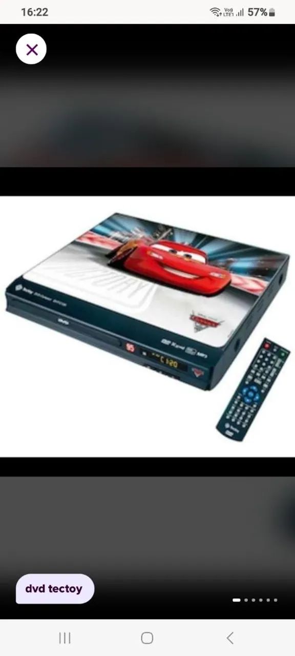 Dvd Tectoy C120 Carros. Completo e conservado. 