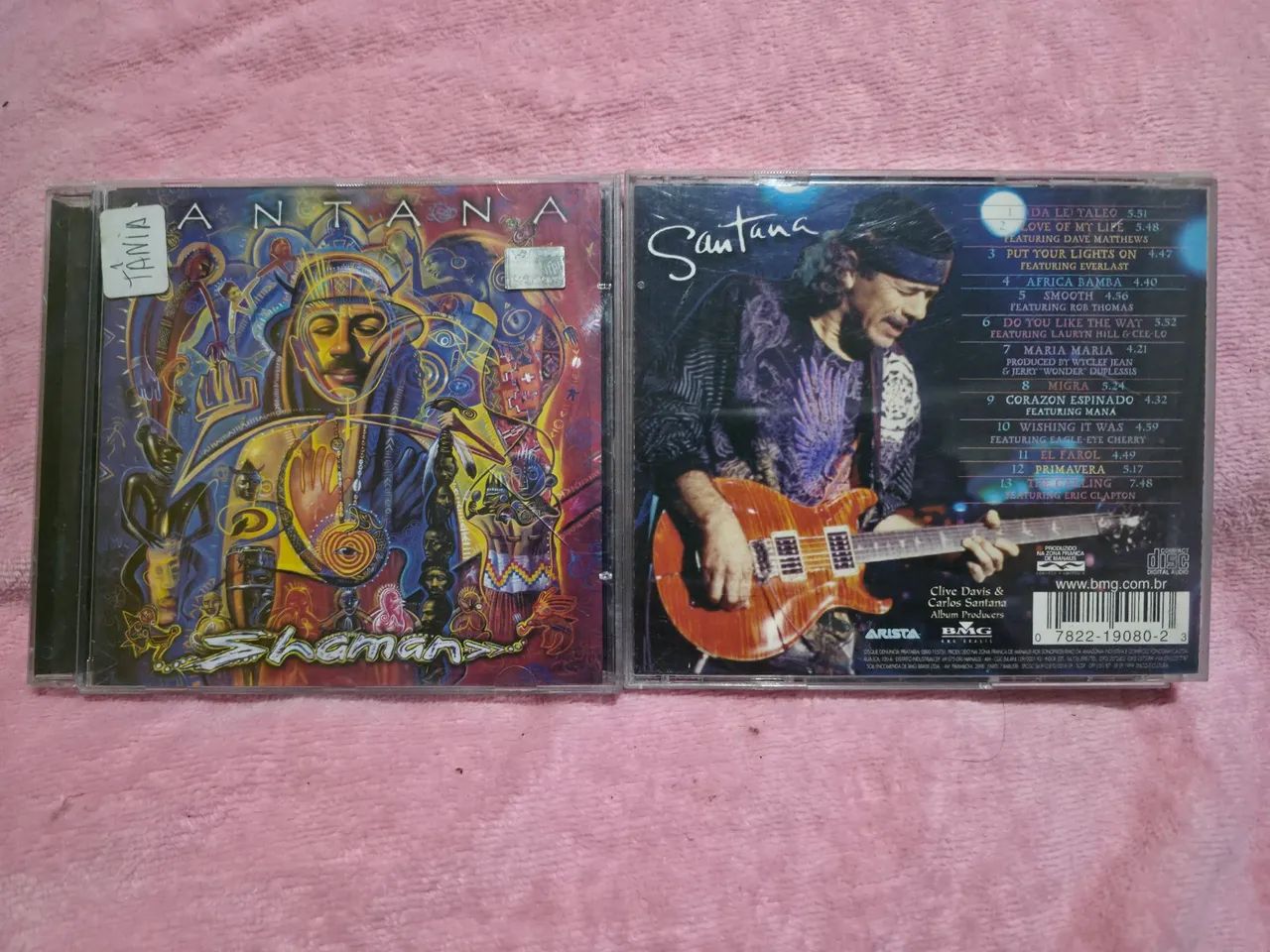 2 cds originais Santana