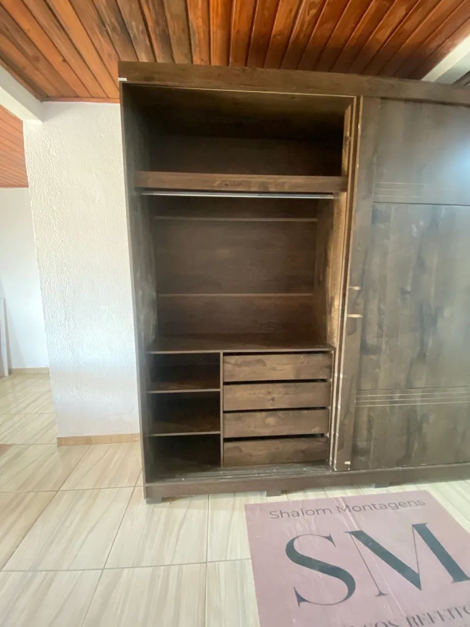 Guarda roupa de casal mdf  - Foto 4
