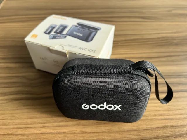 MICROFONE DE LAPELA GODOX WEC KIT2 NOVO NA CAIXA NUNCA USADO - Foto 4