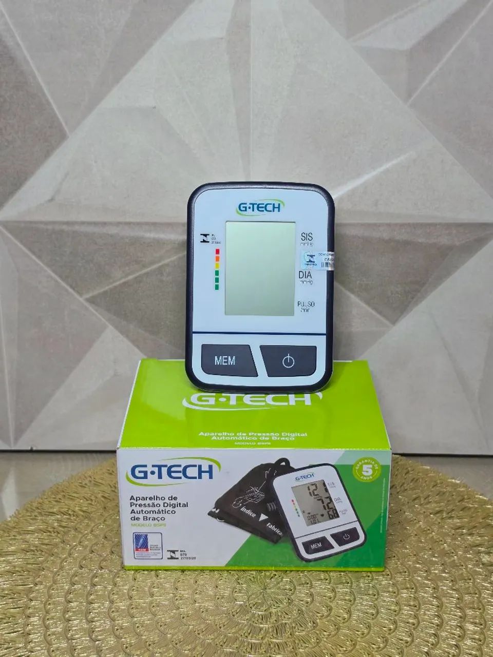 Aparelho de Pressão Digital Automático de Braço G-Tech