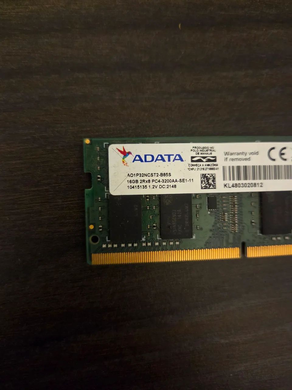 Memória Ram 16GB DDR4 Notebook 3.200Mhz - Foto 2
