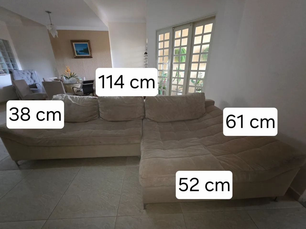 Sofá com chaise - Foto 5