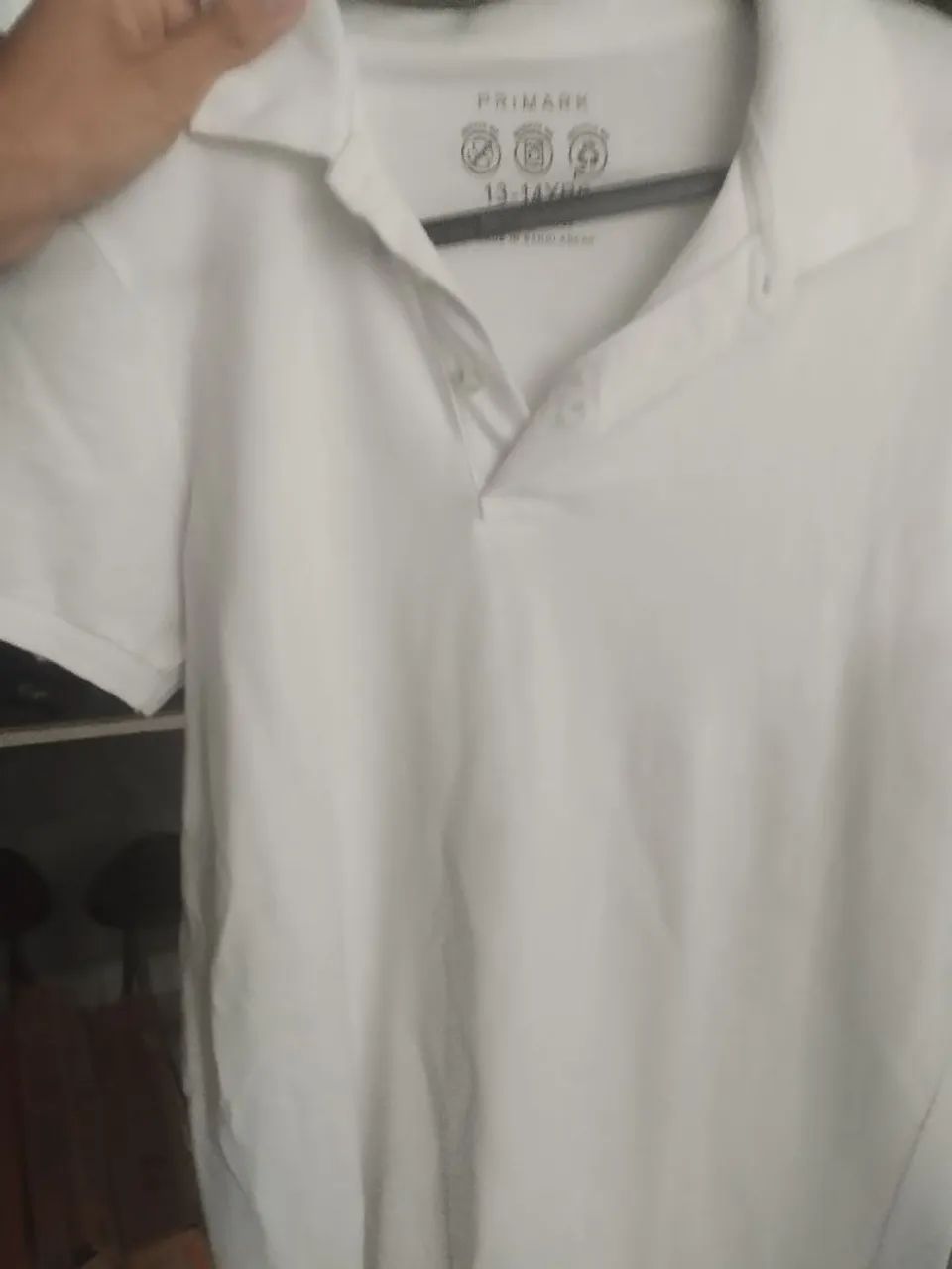 Camisa polo branca da primark (comprada na Inglaterra) - Foto 3
