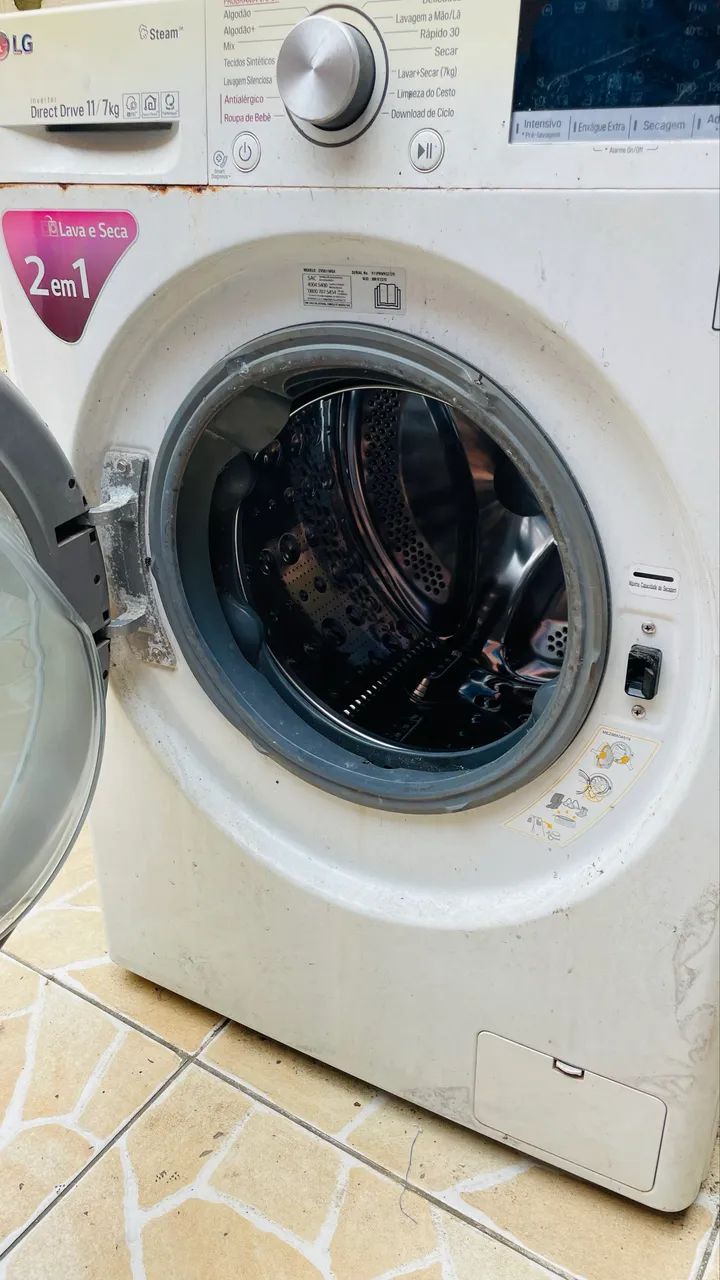 LG lava e seca funcionando todas as funções  - Foto 3