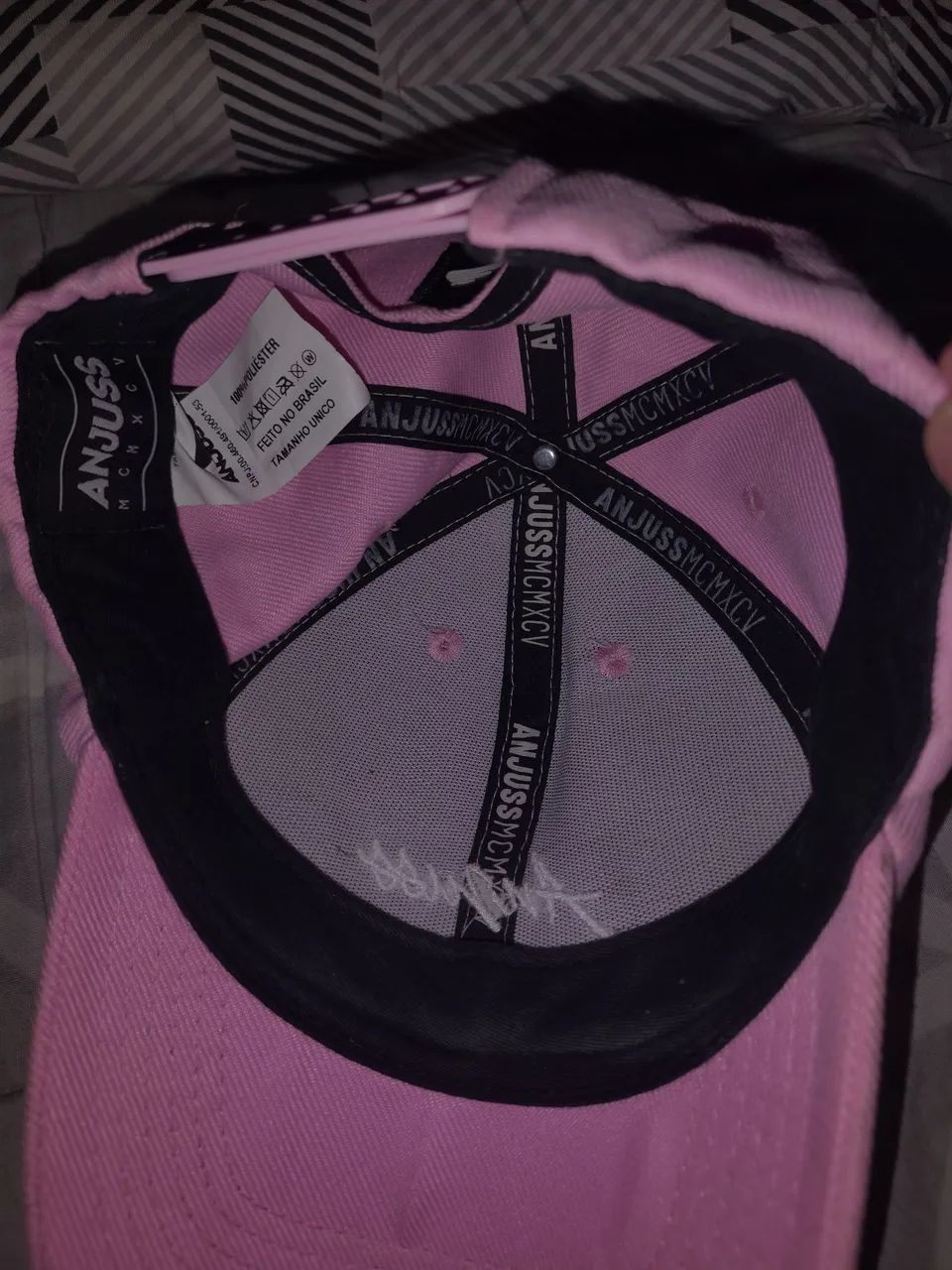 Boné Anjuss original rosa - Foto 3