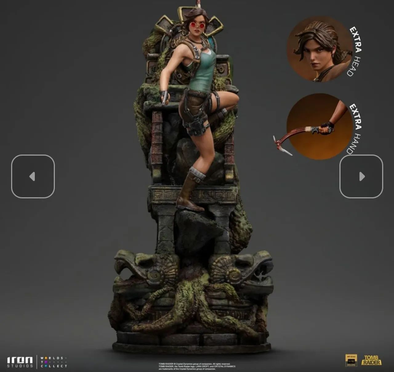 Lara Croft Deluxe Iron Studios Tomb Raider - Foto 2