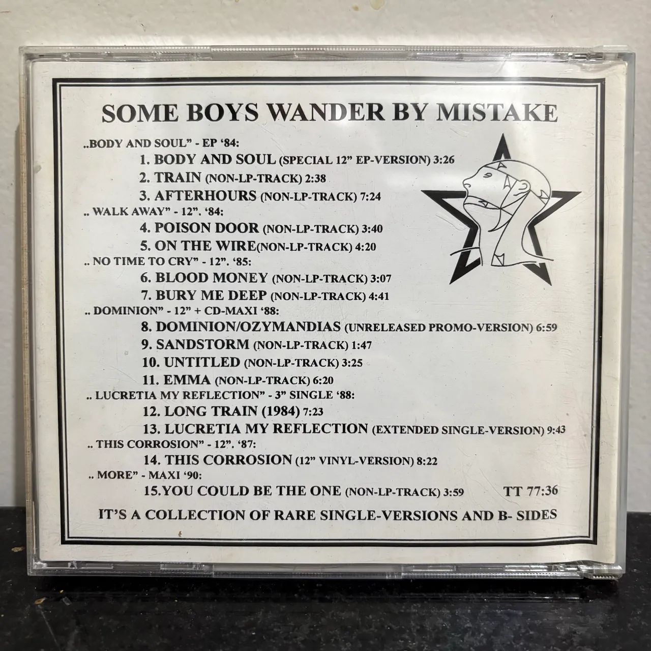 CD The Sisters of Mercy - Some boys wander by mistake (bootleg) - Foto 3
