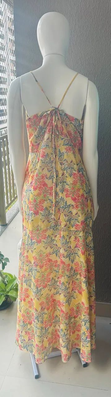 Vestido longo estampado tamanho G - Foto 2