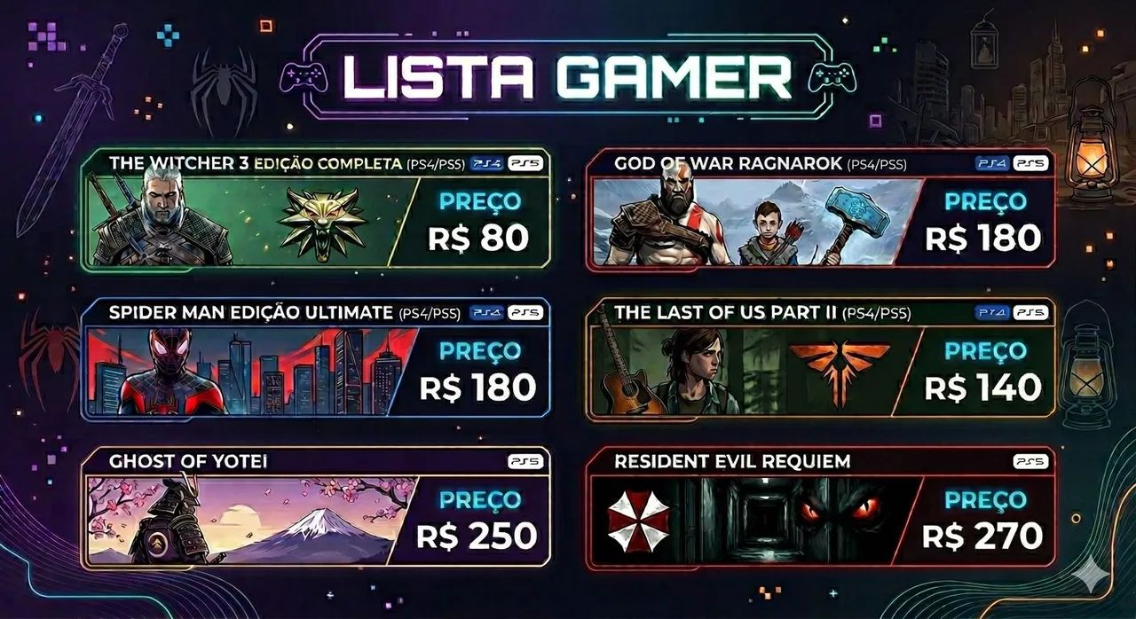 JOGOS PS4/PS5 - Foto 2
