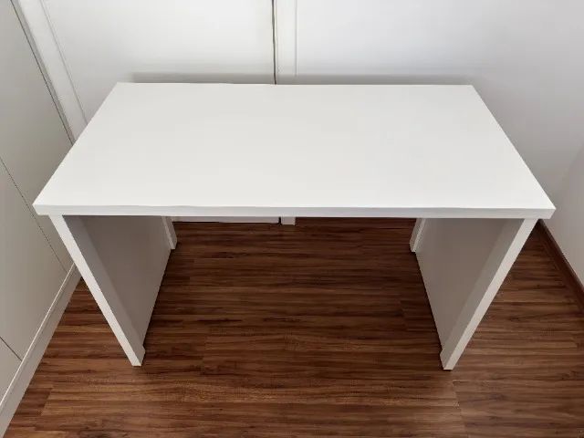 White TX Textured MDF Office Desk, 15mm Thick, with PVC Edges