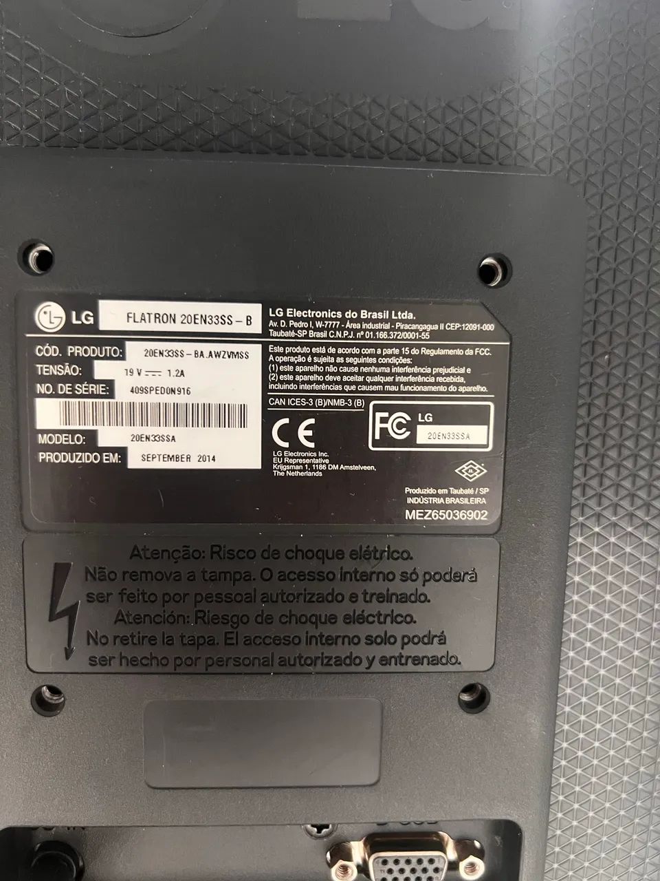 Monitor LG Flatron 20 polegadas - Foto 3