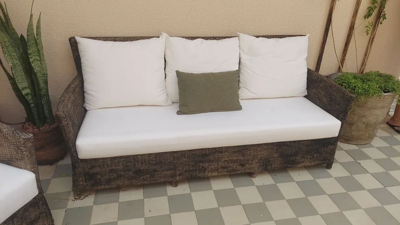 Conjunto de jardim sofá e poltrona - Foto 4