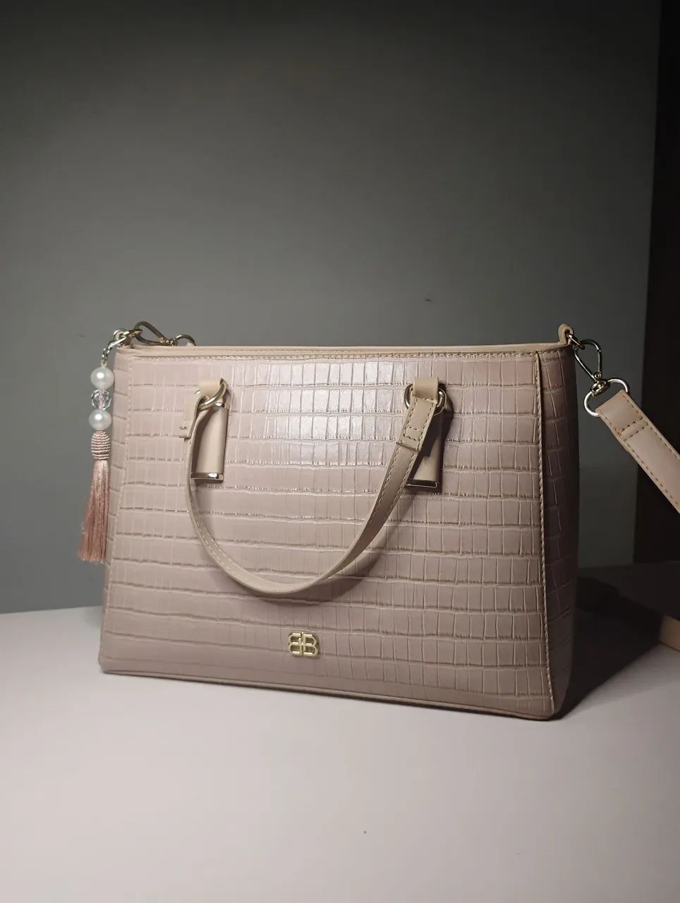 Bolsa Rosa Grande Feminina  - Foto 2