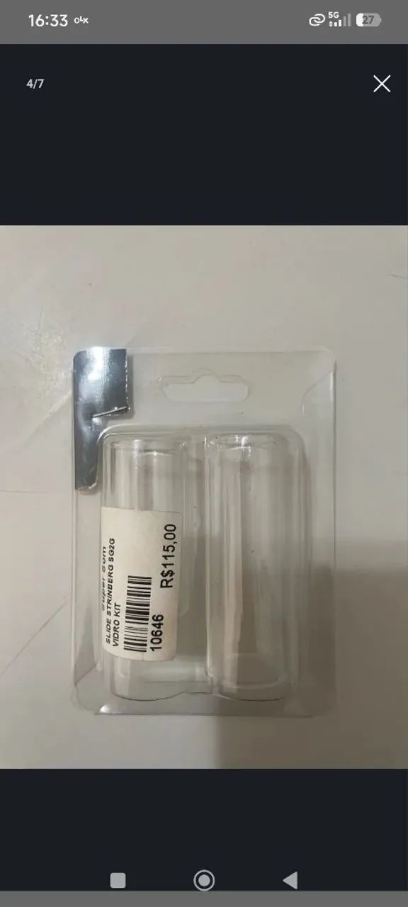 SLIDE STRINBERG VIDRO