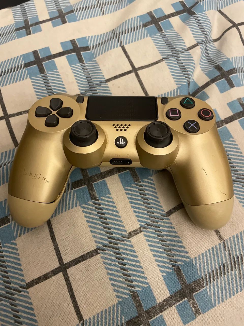 Controle original ps4 Dourado