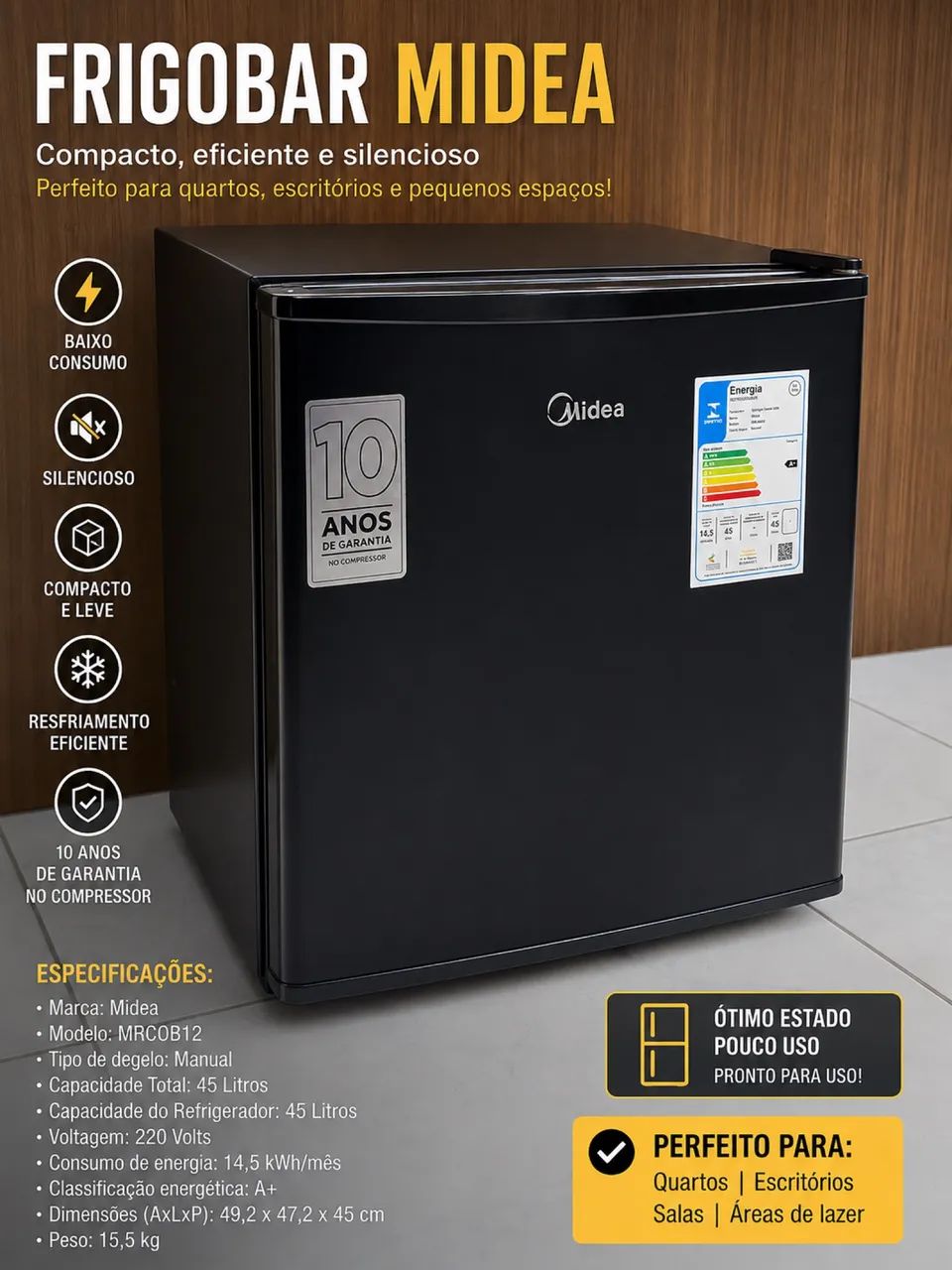 Frigobar MIDEA 45L 