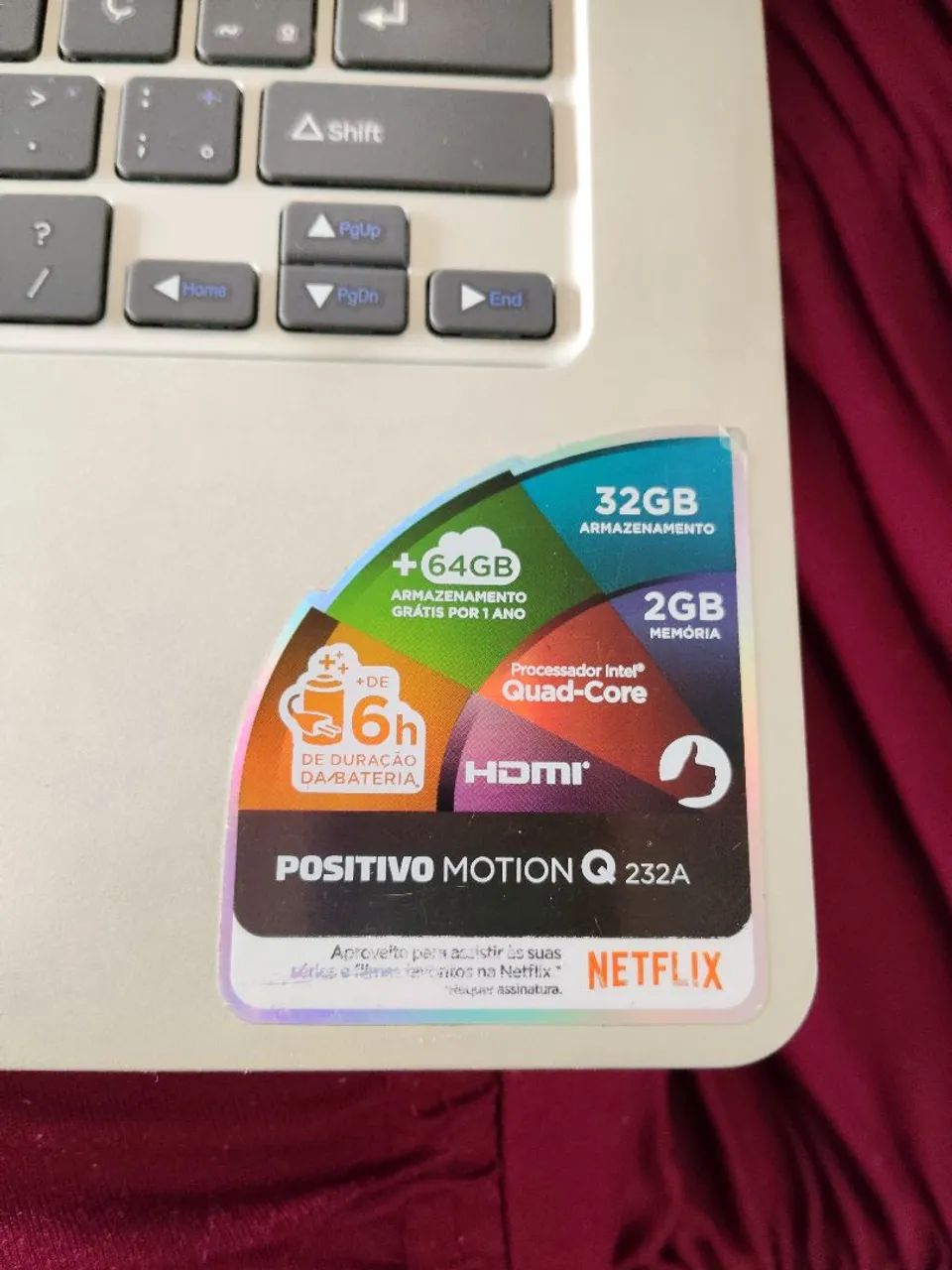 Notebook positivo com defeito  - Foto 3