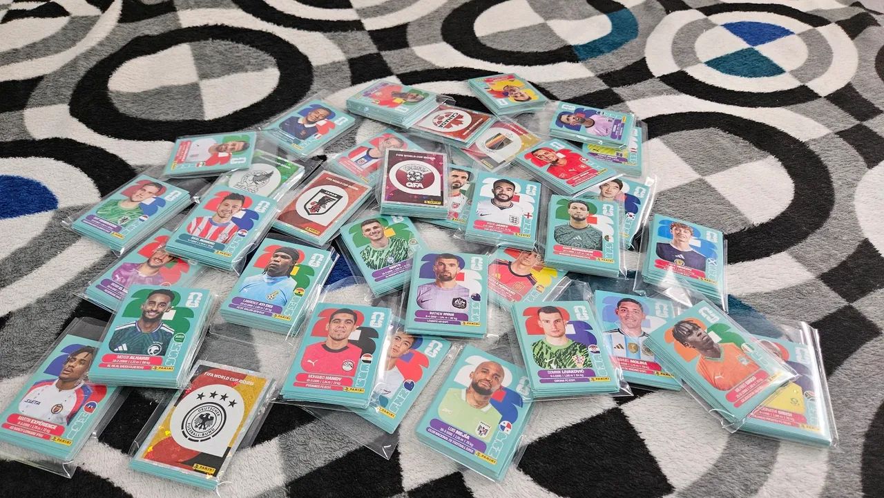 Kit 370 figurinhas copa do mundo 2026 - Foto 2