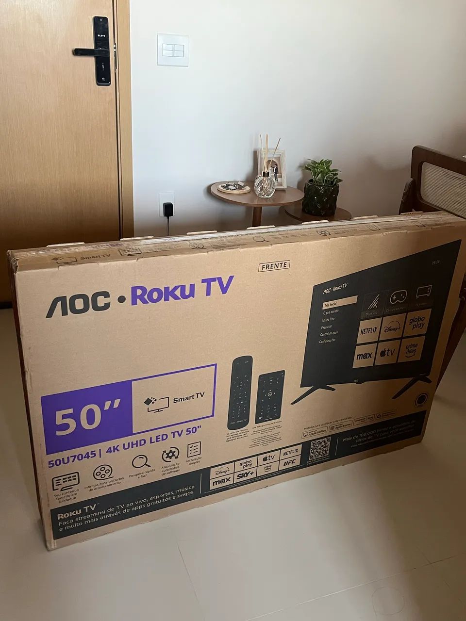 Smat TV - AOC 50 polegadas 4k