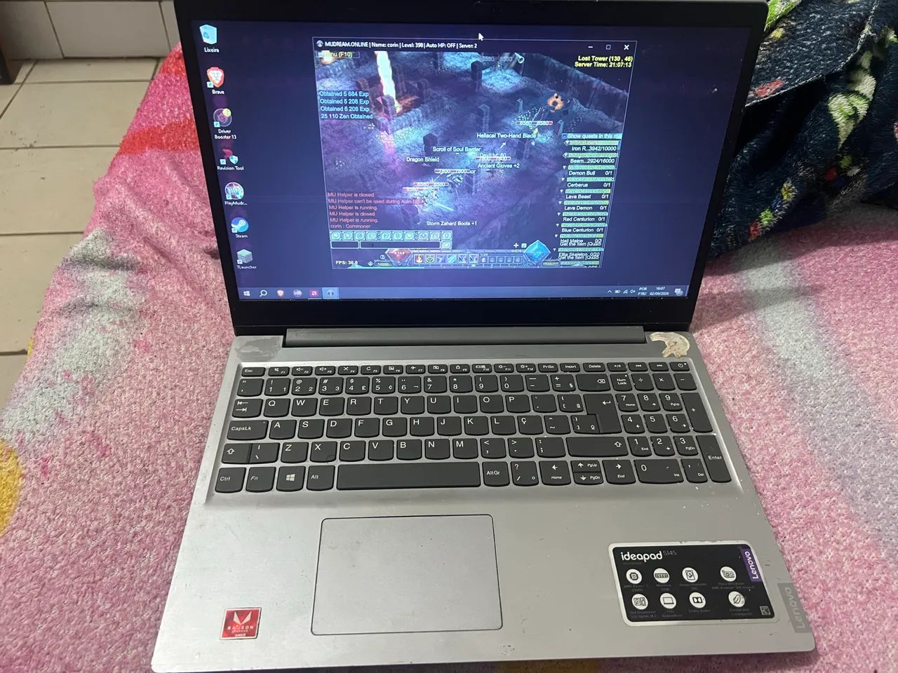 Notebook gamer ideapad s145