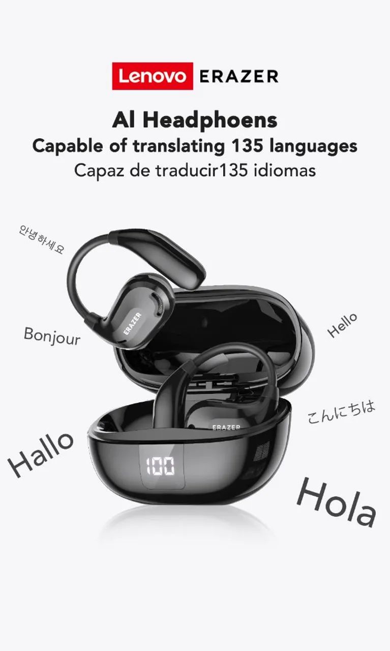 Fone ERAZER XT66 PRO - FONE BLUETOOTH 5.4 COM INTELIGÊNCIA ARTIFICIAL - Foto 5