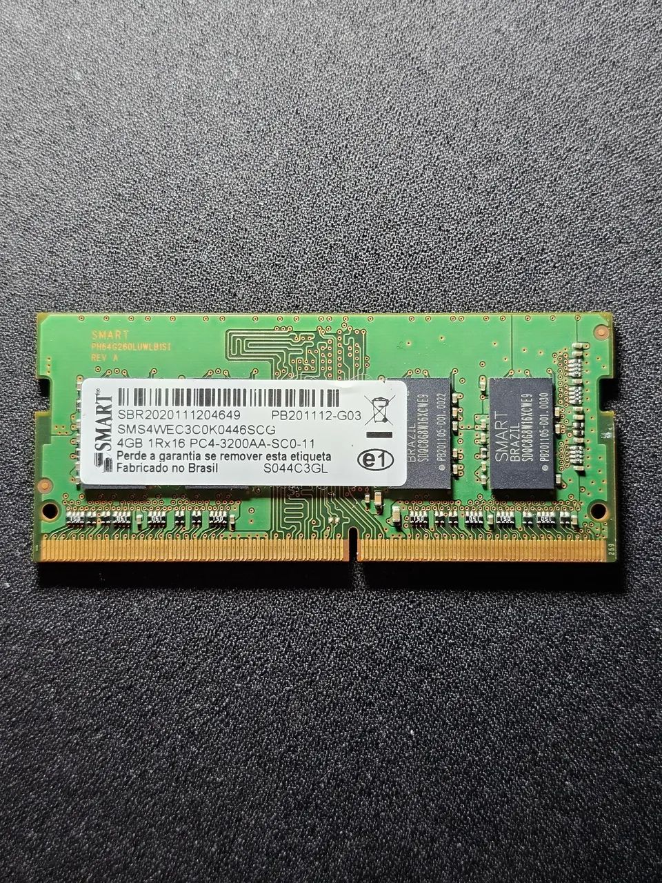 4gb DDR4 SODIMM 3200mhz
