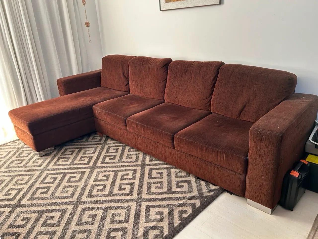 Sofá 4 lugares com Chaise 