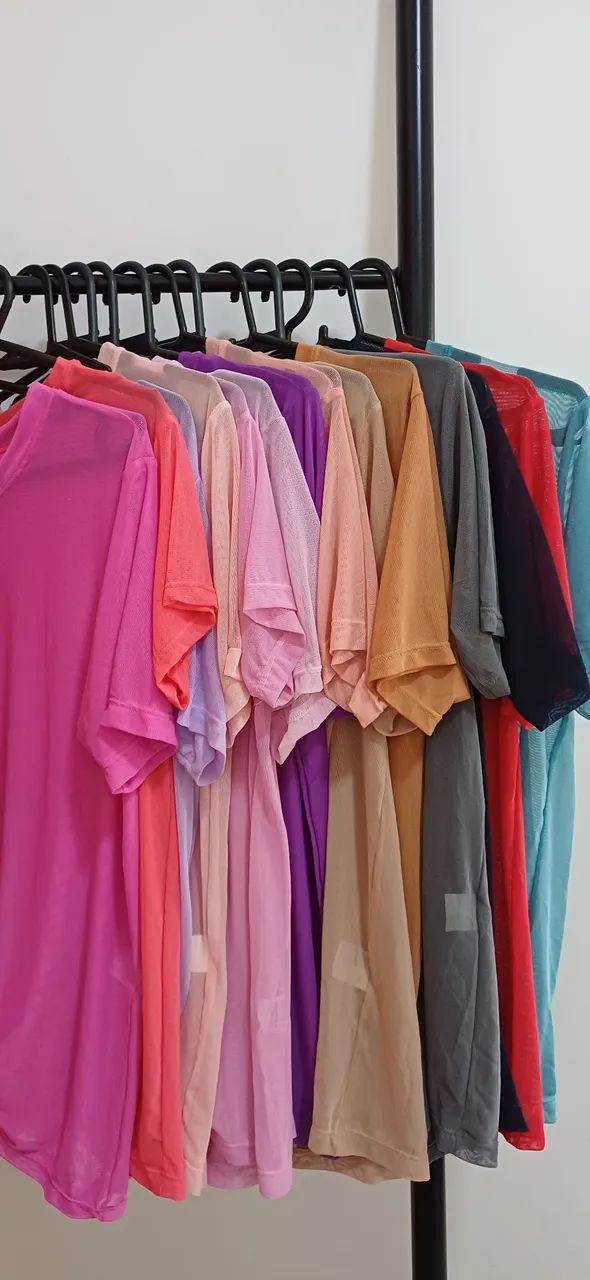 Blusa Tule veste do P ao G 