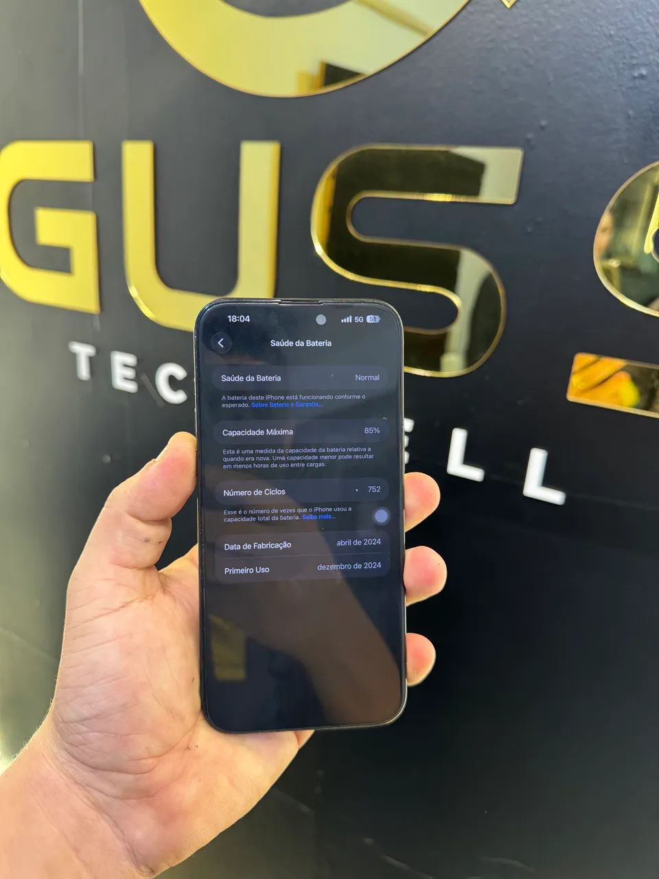 iPhone 15 Pro Max 512Gb - 85%  - Guss Techcell  - Foto 2