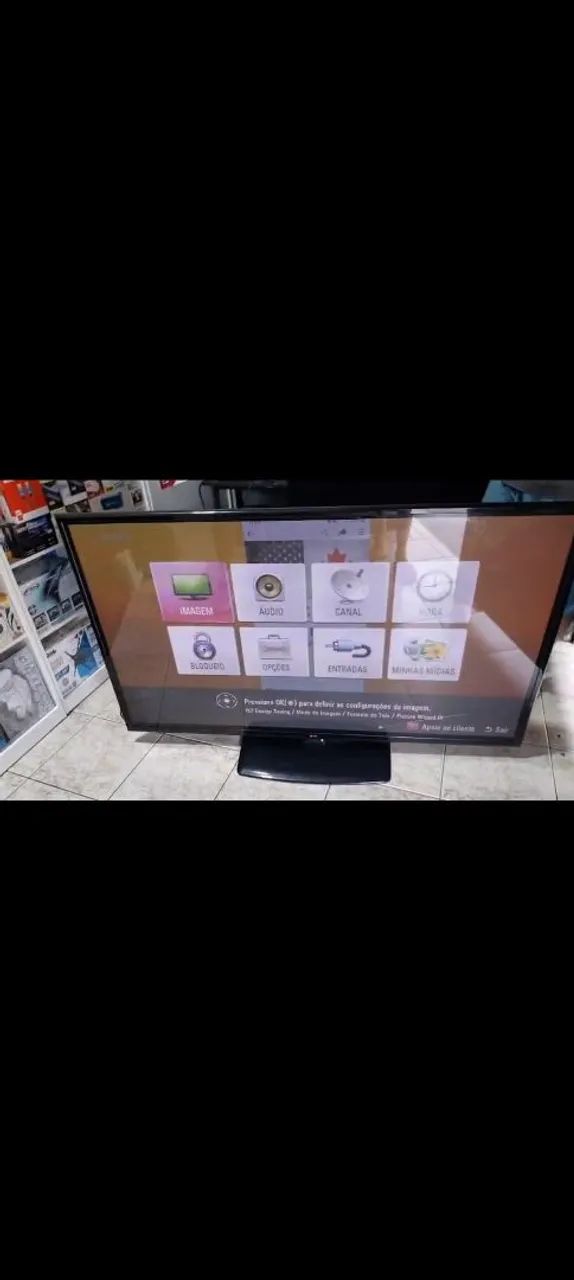 Tv 60 lg newplasma   topp não é smart - Foto 5