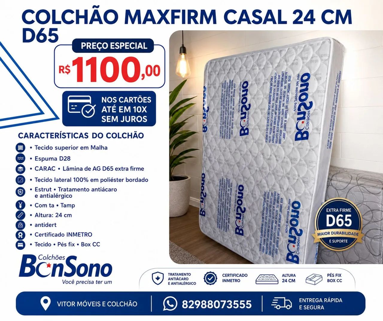 PROMOÇÃO DE COLCHÃO ORTOPÉDICO 