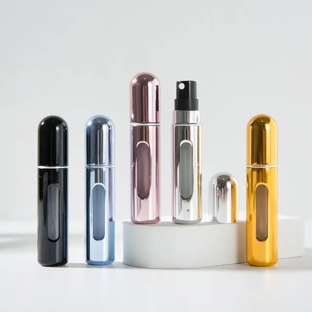 Frasco recarregável de 8ml com perfume aleatorio - Foto 4