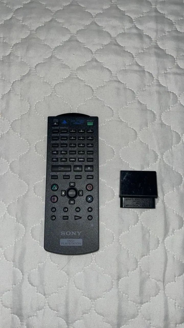 Playstation 2 Controle Remoto + Sensor Originais Sony Para Playstation 2