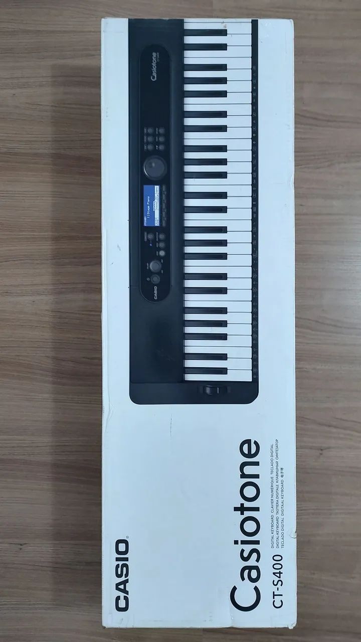 Teclado Casio CT-S 400 só hoje