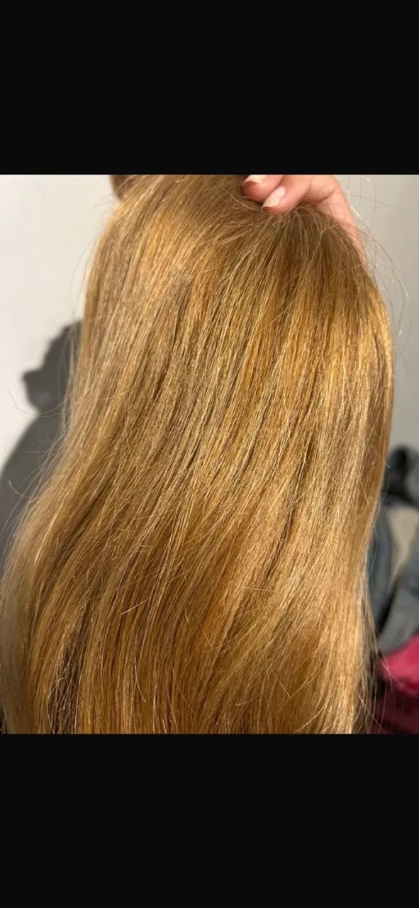 Cabelo humano loiro dourado  - Foto 4