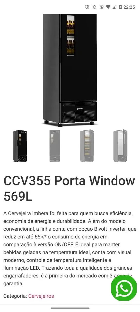 Cervejeira imberia 569 litros  - Foto 2