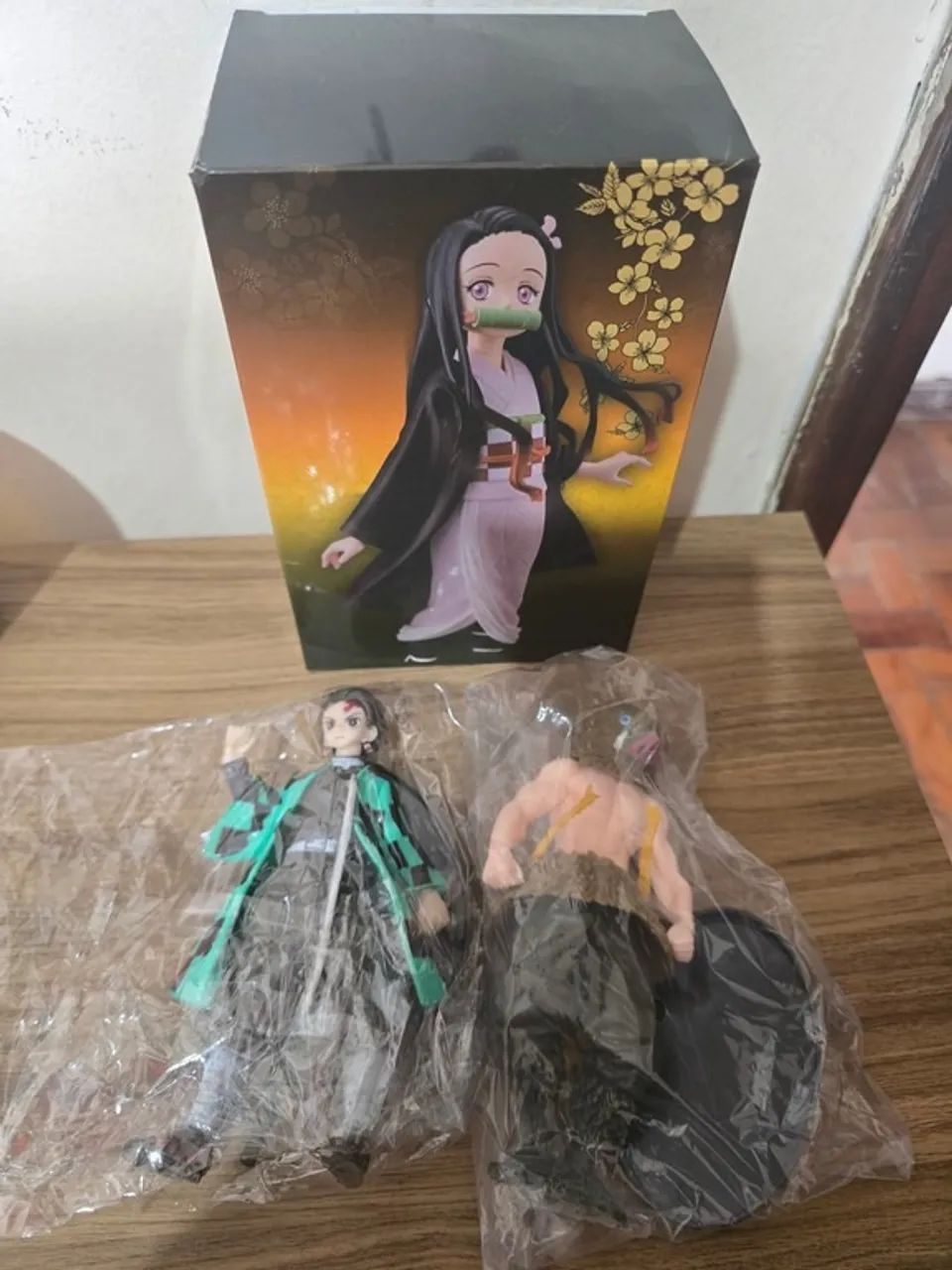 Lote Bonecos Demon Slayer - Nezuko, Tanjiro, Inosuke