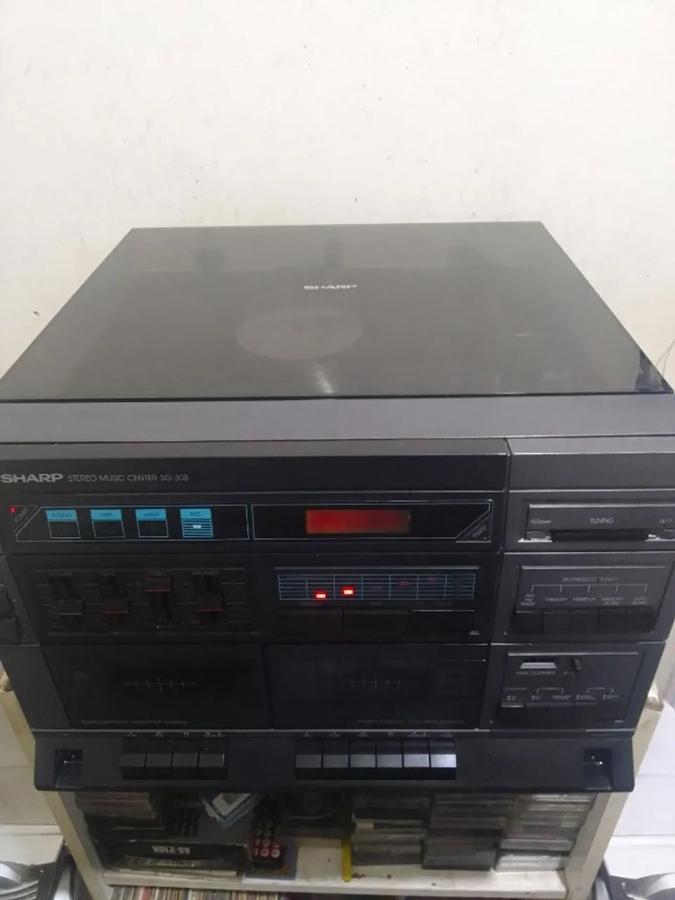Toca Discos 3 em 1 Sharp Sg 30 B 100% funcional - Foto 3