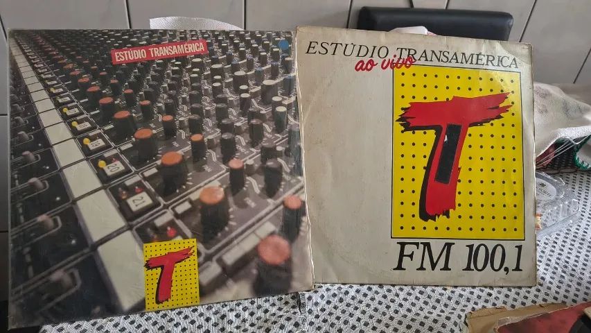 Coleção Rara de 2 Discos de Vinil LPs Transamerica