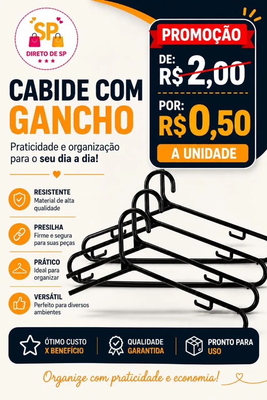 Vendo cabides de camiseta - Foto 2