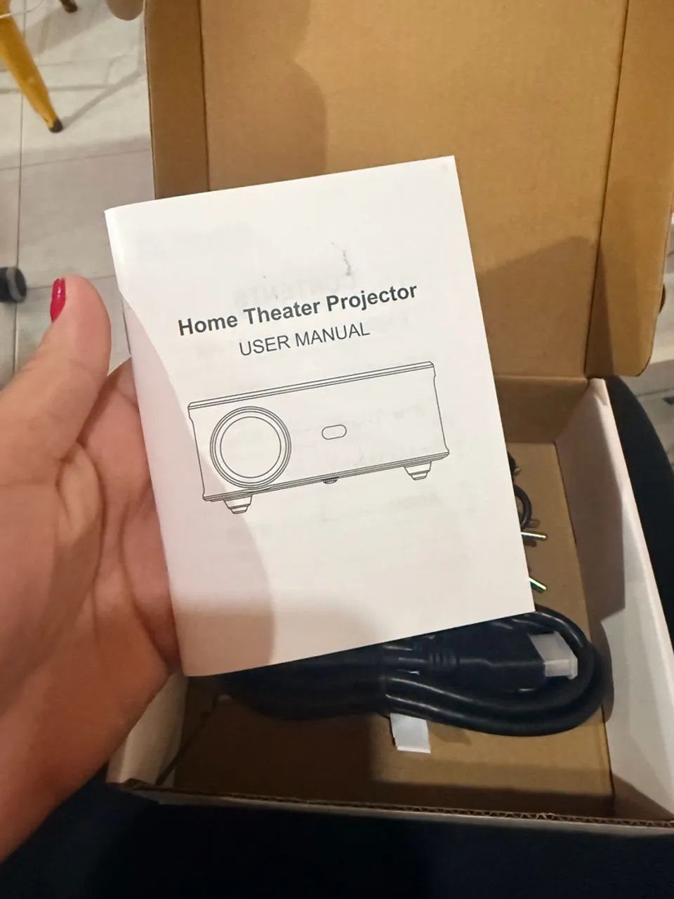 Projetor 4k portátil  - Foto 3